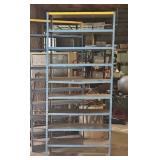Sturdy Steel Shelving Unit W36 H85 D12