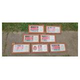 Group of 6 x 12 Frames