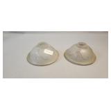 Glass Lamp Shades 6.5" diameter base 1 3/8 top
