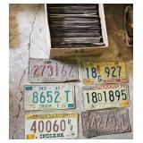 Indiana License Plate Lot Random Years
