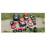 Remote Control Car Lot with one non-remote Car