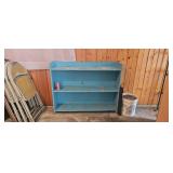 Blue Wood Shelf w44 x h36 x d9.5