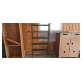 Green Metal Shelf w36 x h72 x d13