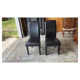 Black Upholstered Dining Chairs