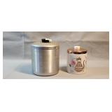 Vintage Aluminum Flour Canister Ransburg