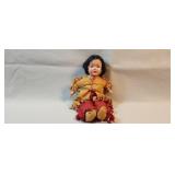 Vintage Native American Indian Doll Cloth Body