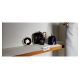Limoge France Cobalt Blue Minuratures Bell Has