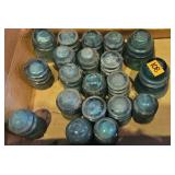 Hemingray Blue Glass Insulators