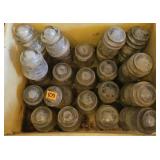 Hemingray Large Clear Glass Insulators
