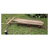 Vintage Wooden Sled
