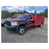 2008 DODGE 5500 SERVICE TRUCK W/ CRANE
