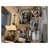 Assorted Boiler Valves & Flex Hoses
