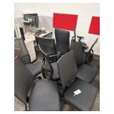 Rolling Office Chairs (Qty 9)