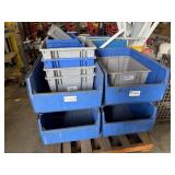 Assorted Plastic Storage Bins & Totes
