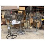Industrial Pedestal Fan (Qty 4)