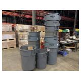 Brute Garbage Cans (Qty 13)