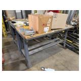 Assorted Shop Tables, Bins & PVC Parts