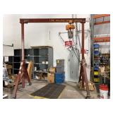 Thrifty 1-Ton Gantry w/ Electric Hoist