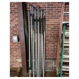 Adjustable Material Support Poles (Qty 11)