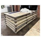 Steel-Framed Wood Platforms (Qty 7)
