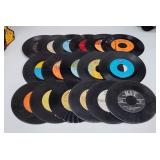 Lot of 17 Vintage Vinyl 45 RPM Records - Various A