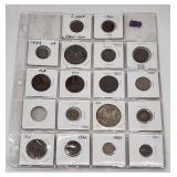 Vintage US & Foreign Coin Collection - 20 Coins, 1