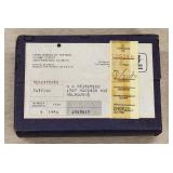 1984 US Mint Packaging Box - Navy