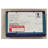 US Mint 1990 Coin Box - Purple & Teal