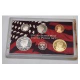 2008 US Mint Silver Proof Set - Kennedy Half Dolla