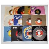 Vintage 45 RPM Records - ABBA, Frankie Valli, Ike