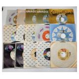 Vintage 45 RPM Record Lot - Ronstadt, Olivia Newto