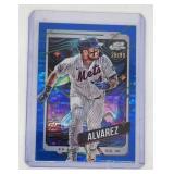 Francisco Alvarez Topps Chrome Baseball Card - Blu