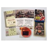 Basketball Memorabilia Lot: Pacers Tickets, Jordan