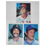 Topps Signed Baseball Cards - Yastrzemski, Rice, B