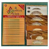 Vintage Canadian Club & Brooks & Co Cigar Labels &