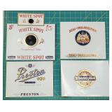 Vintage Cigar Box Labels - White Spot, Seal of Phi