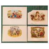 Vintage Cigar Box Labels - Calsetta, Radiana, Our