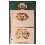 Vintage Medalla Real Cigar Label Proofs - American