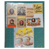 Vintage Cigar Box Labels - Clemenceau Bleriot Bate