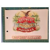 Vintage Key-West Havanas Cigar Label - Geo. S Harr