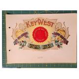 Vintage Victorias Cigar Box Label - Key West Flori