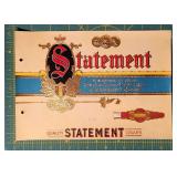 Vintage Statement Cigar Box Lithograph - Vibrant C