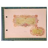Vintage Regalia Vuelta Label Sheet - Floral Decora