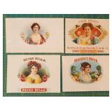Vintage Cigar Box Labels - Reina Bella, Prize Beau
