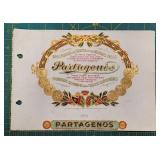 Partagenos Cigar Label - Vintage 1912 Lithograph