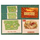 Vintage Cigar Box Labels - Za-Ga-Zig, Vossen Breue