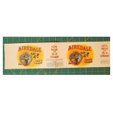Vintage Airedale Cigar Label - Fact. No 1953, Penn