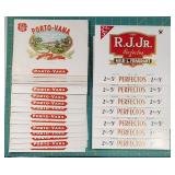 Vintage Porto-Vana & R.J.Jr. Cigar Labels