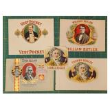 Vintage Cigar Box Labels - Vest Pocket, Butler, Ro