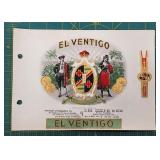 Vintage El Ventigo Cigar Label - American Lithogra
